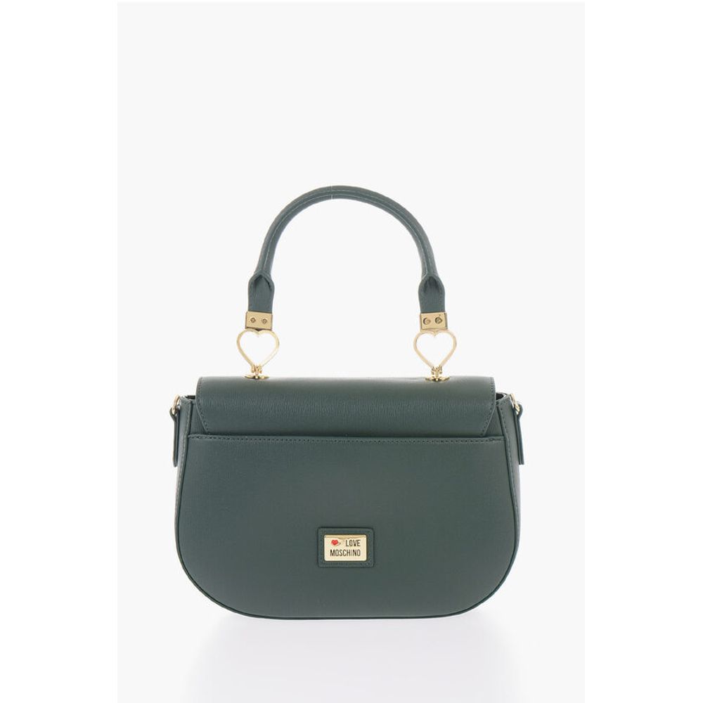 Moschino LOVE Faux Leather Handbag with Removable Shoulder Strap