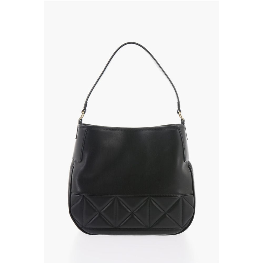Moschino LOVE Faux Leather Bag with Removable Shoulder Strap
