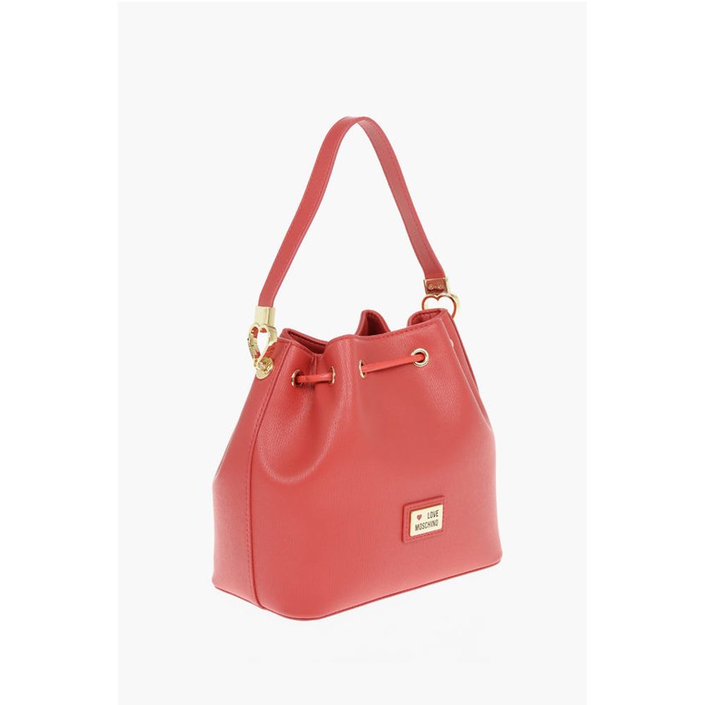 Moschino LOVE Bucket Bag with Braided Rope
