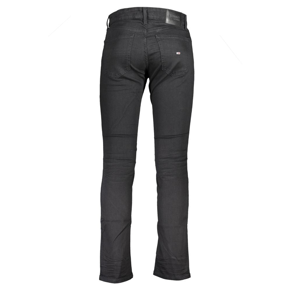 Tommy Hilfiger Black Cotton Jeans & Pant