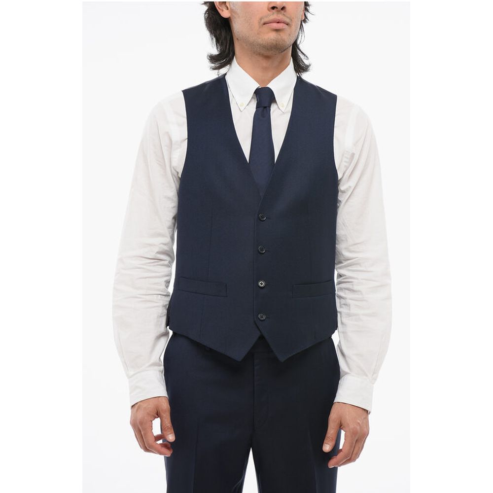 Corneliani CC COLLECTION 3-Piece REFINED Suit with Peak Lapel