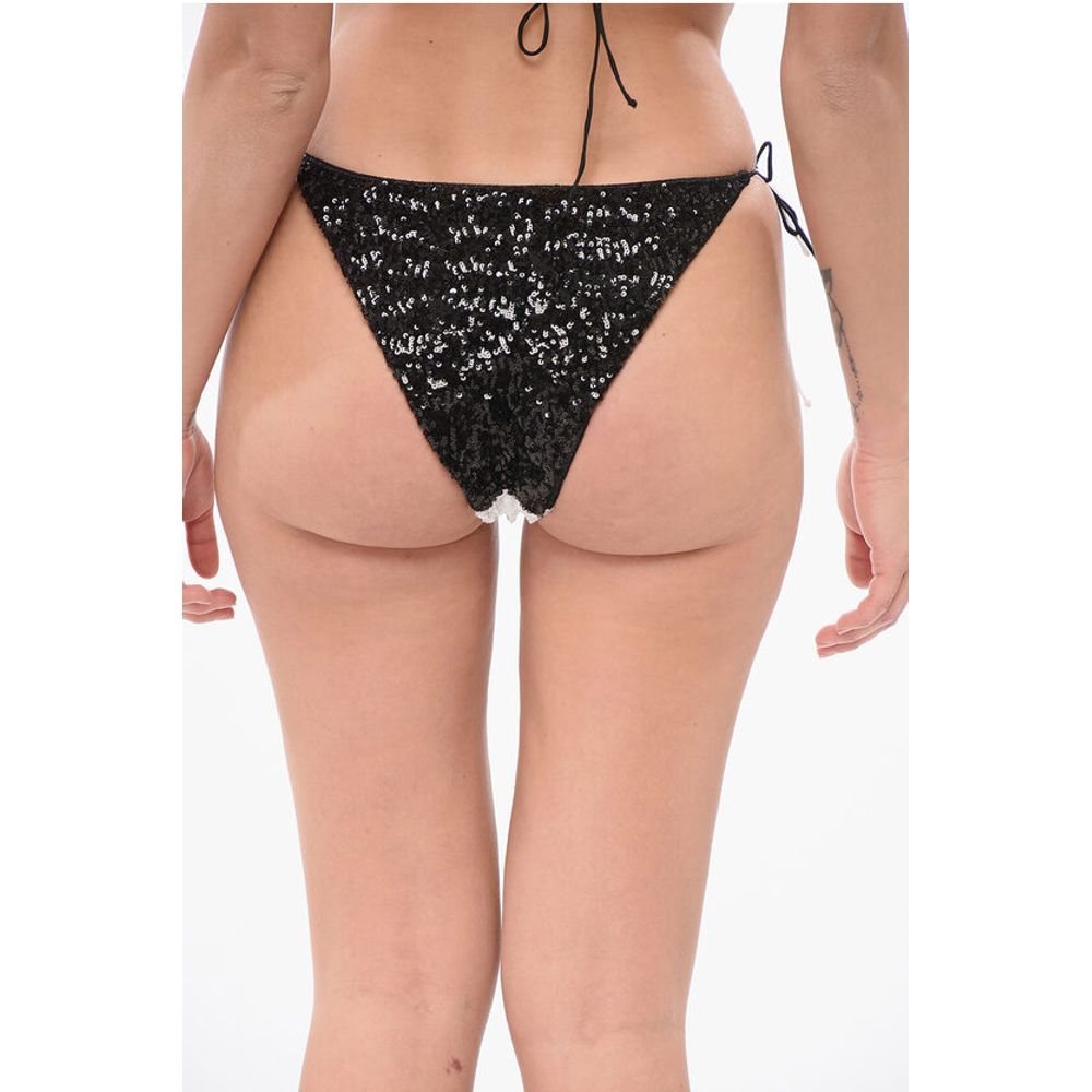 Oséree Two-Tone Sequine Bikini Set