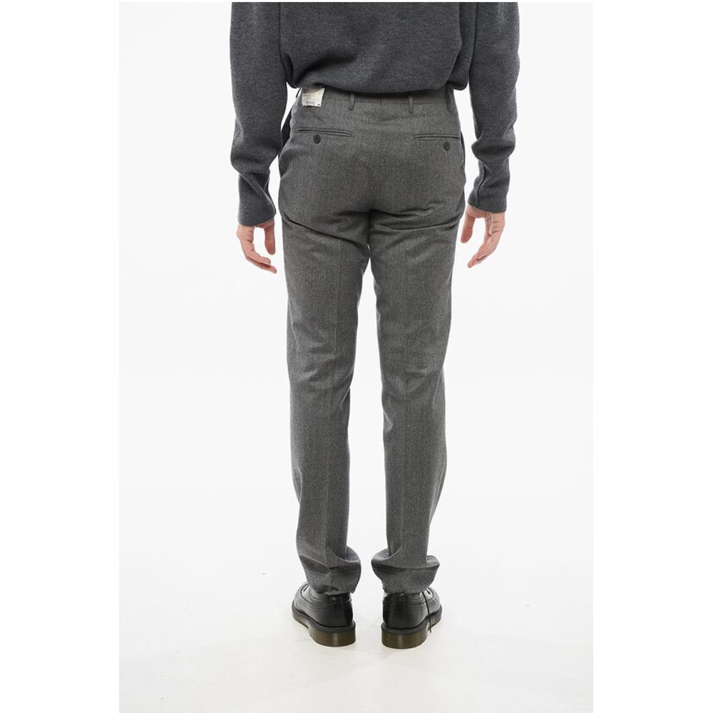 Corneliani Regular Fit LEADER Wool Pants