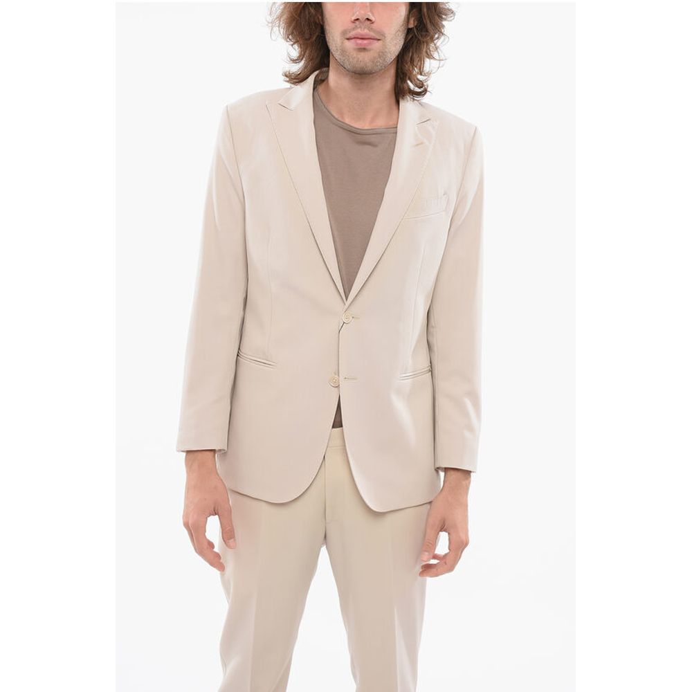 Corneliani Virgin Wool Suit with Peack Lapel
