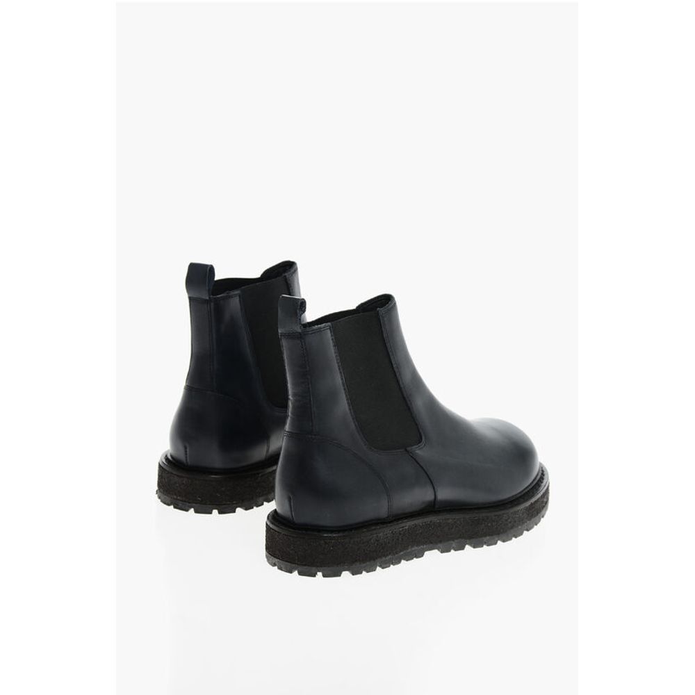 Corneliani ID Leather Chelsea Boots