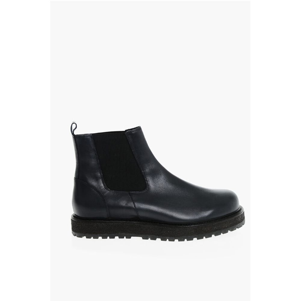 Corneliani ID Leather Chelsea Boots