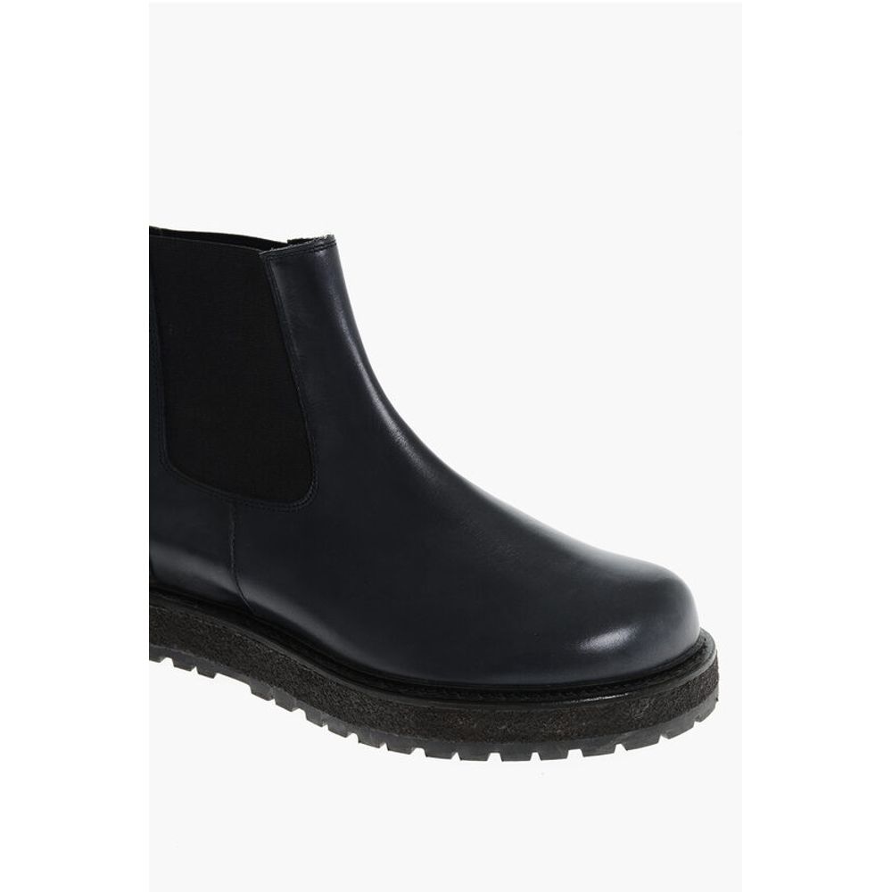 Corneliani ID Leather Chelsea Boots