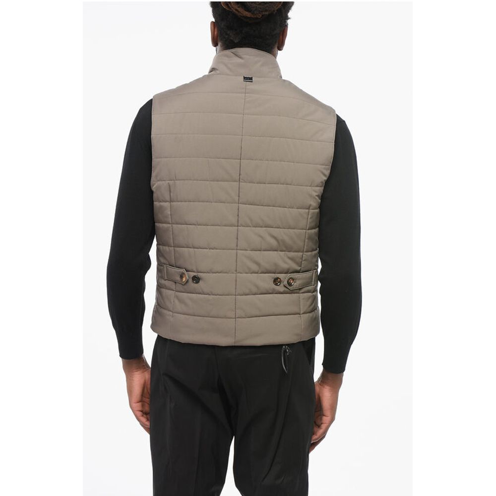 Corneliani Quilted Vest with Buttoned Closure