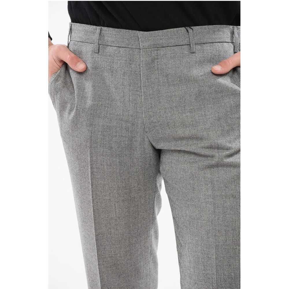 Corneliani CC COLLECTION Houndstooth hlače REWARD