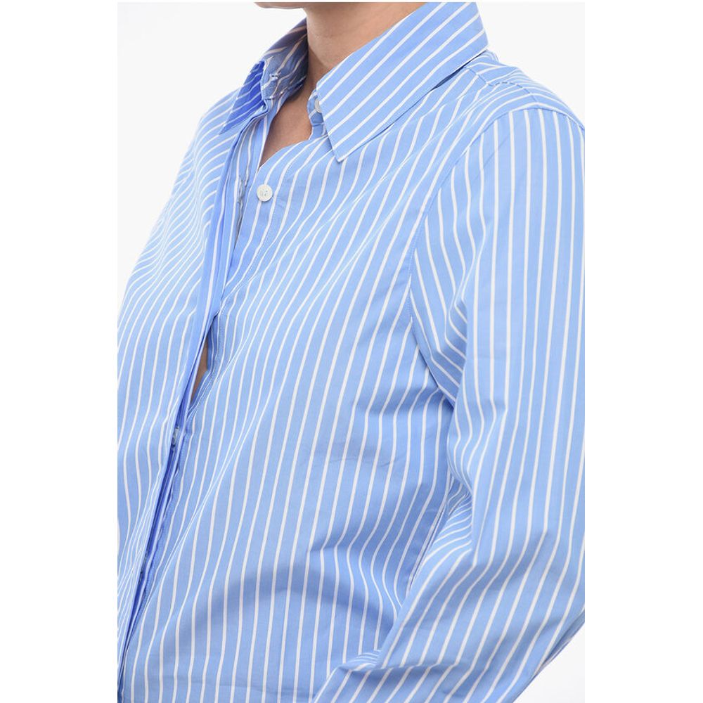 Department 5 Striped Print Long Sleeved Shirt