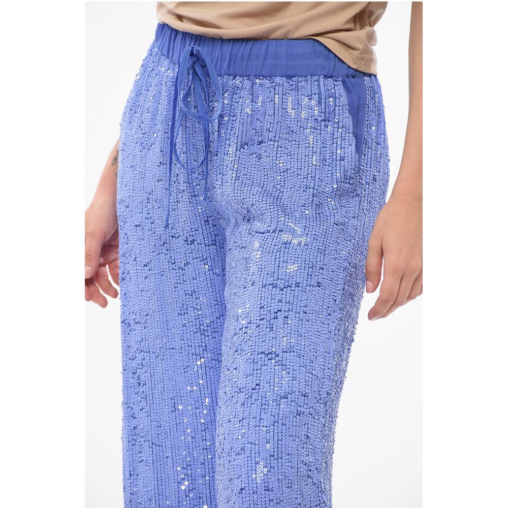 Parosh Sequined Straight Pants