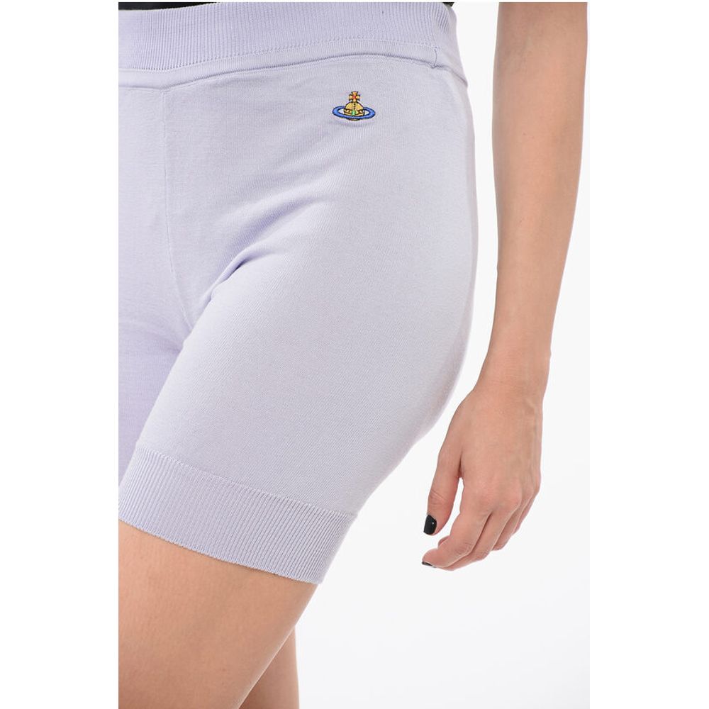 Vivienne Westwood Knitted BEA Shorts with Embroidered Logo