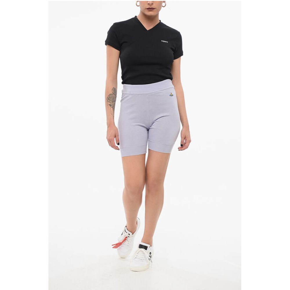 Vivienne Westwood Knitted BEA Shorts with Embroidered Logo