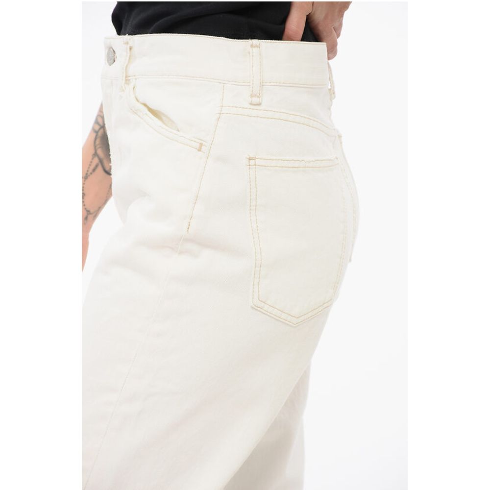 Acne Studios Visokotlačni džinsi z visokim pasom 24cm