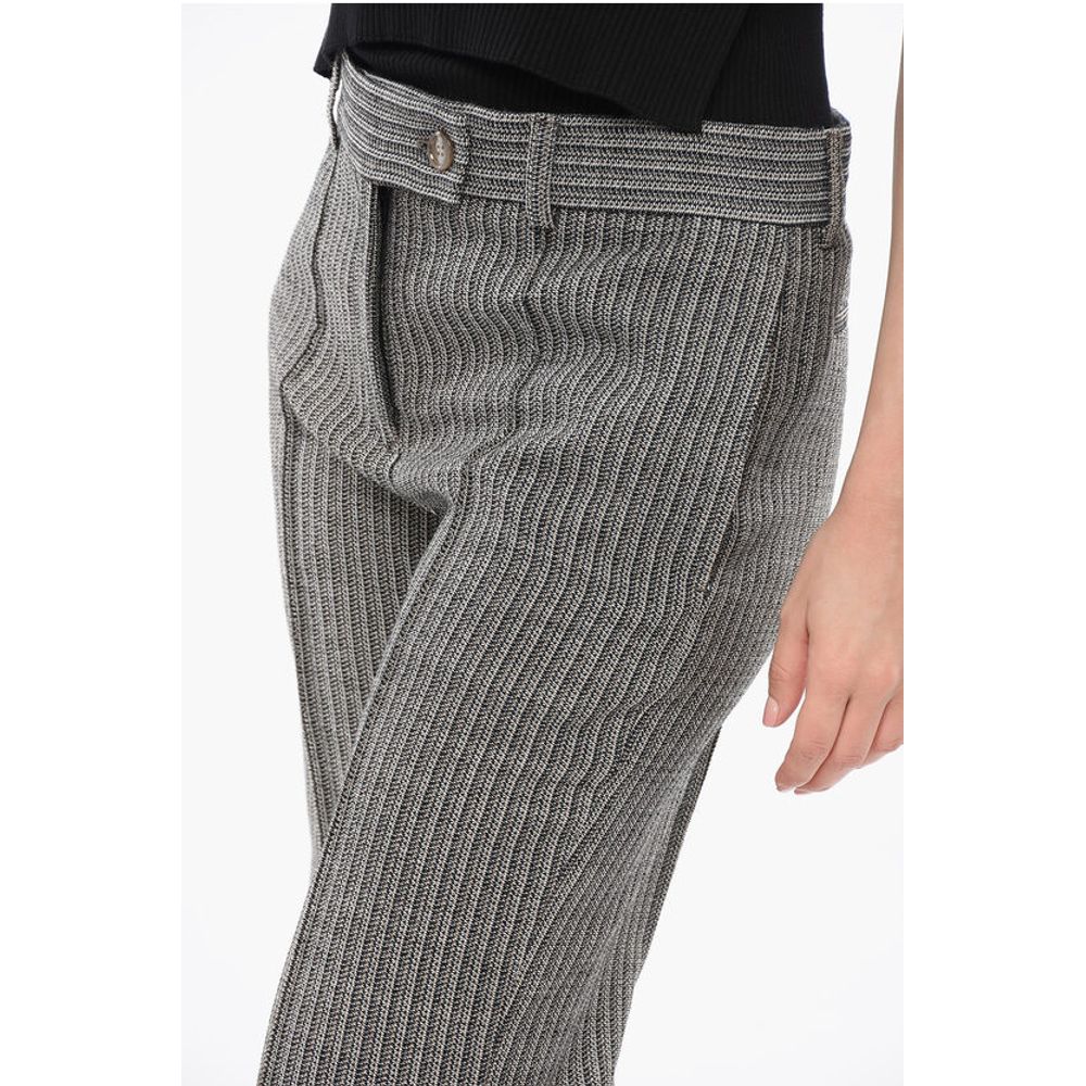 Acne Studios Wide-leg Pants with Turn-up Hems