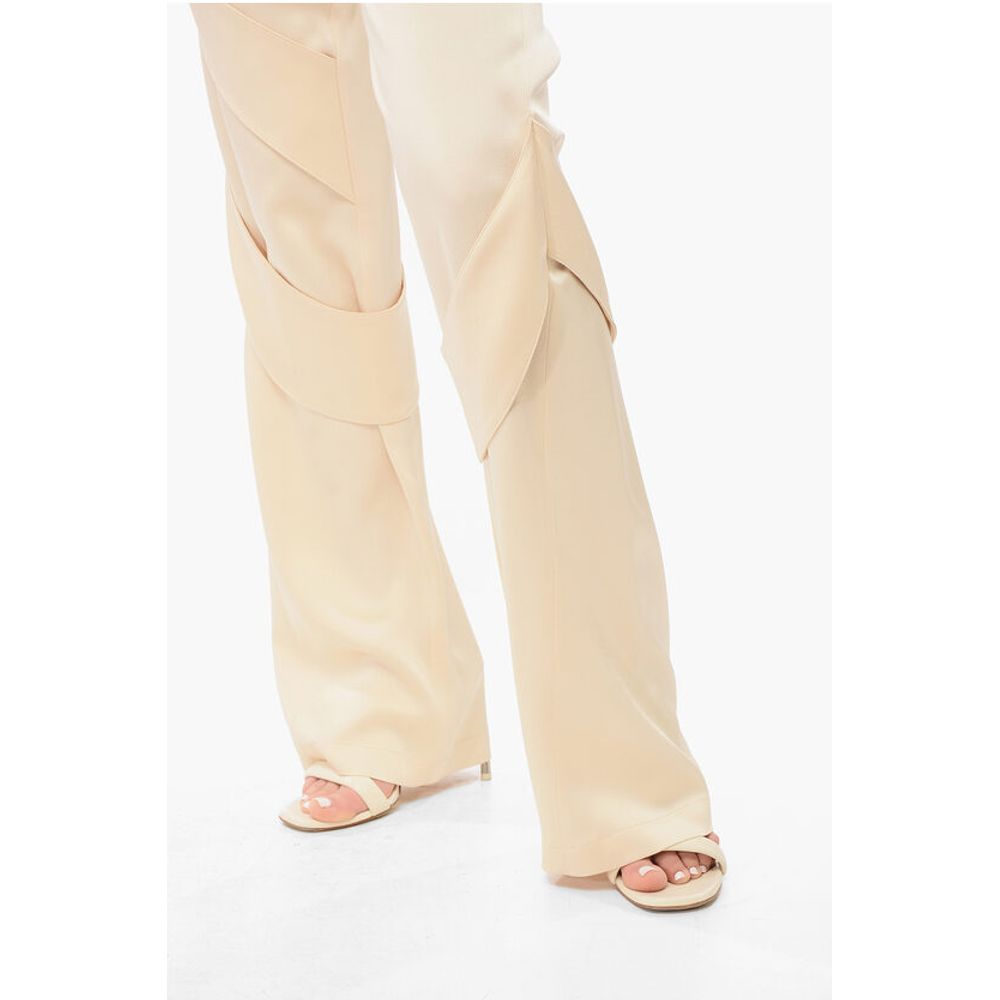 Blumarine Satin Cargo Pants