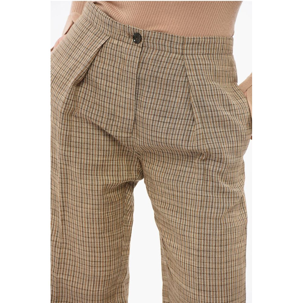 Acne Studios Pleated Cropped Pants