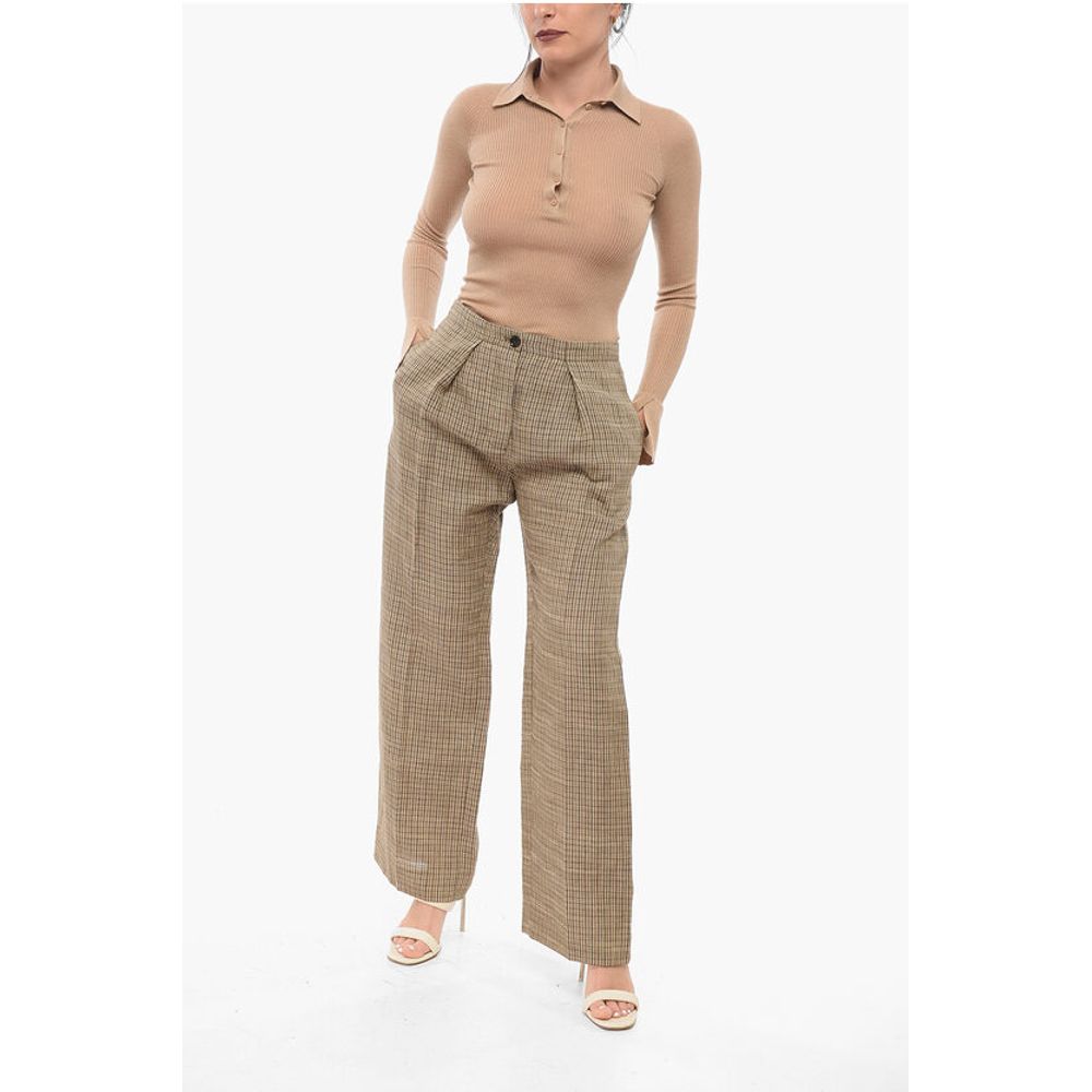 Acne Studios Pleated Cropped Pants