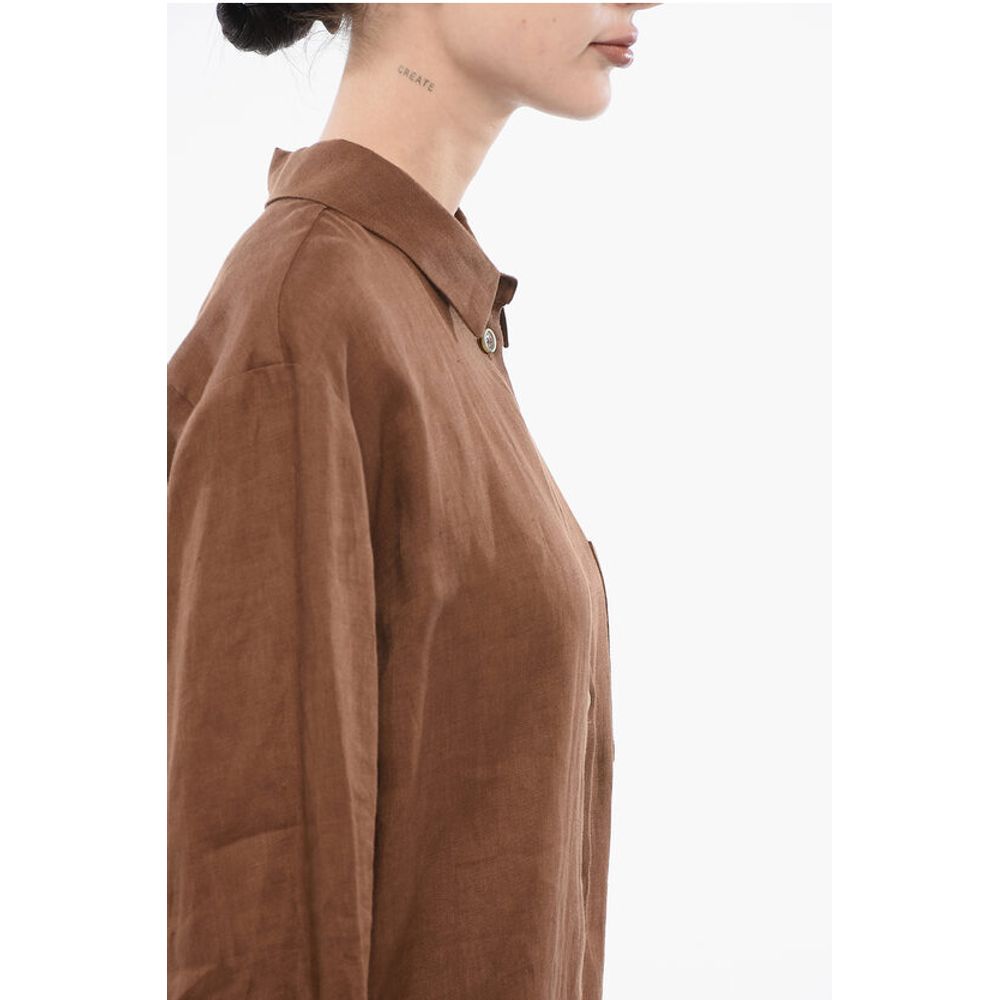 Super Blond Linen Oversized Shirt