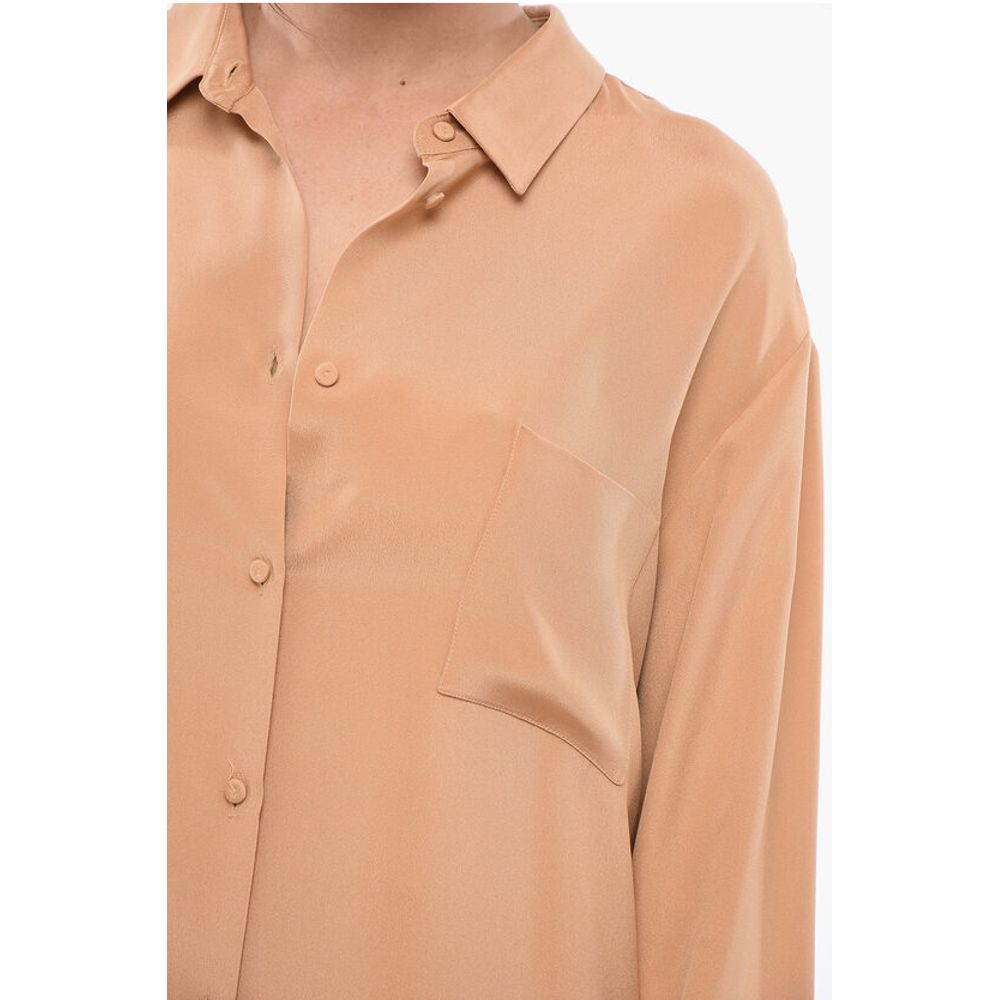 Super Blond Silk Oversized Shirt