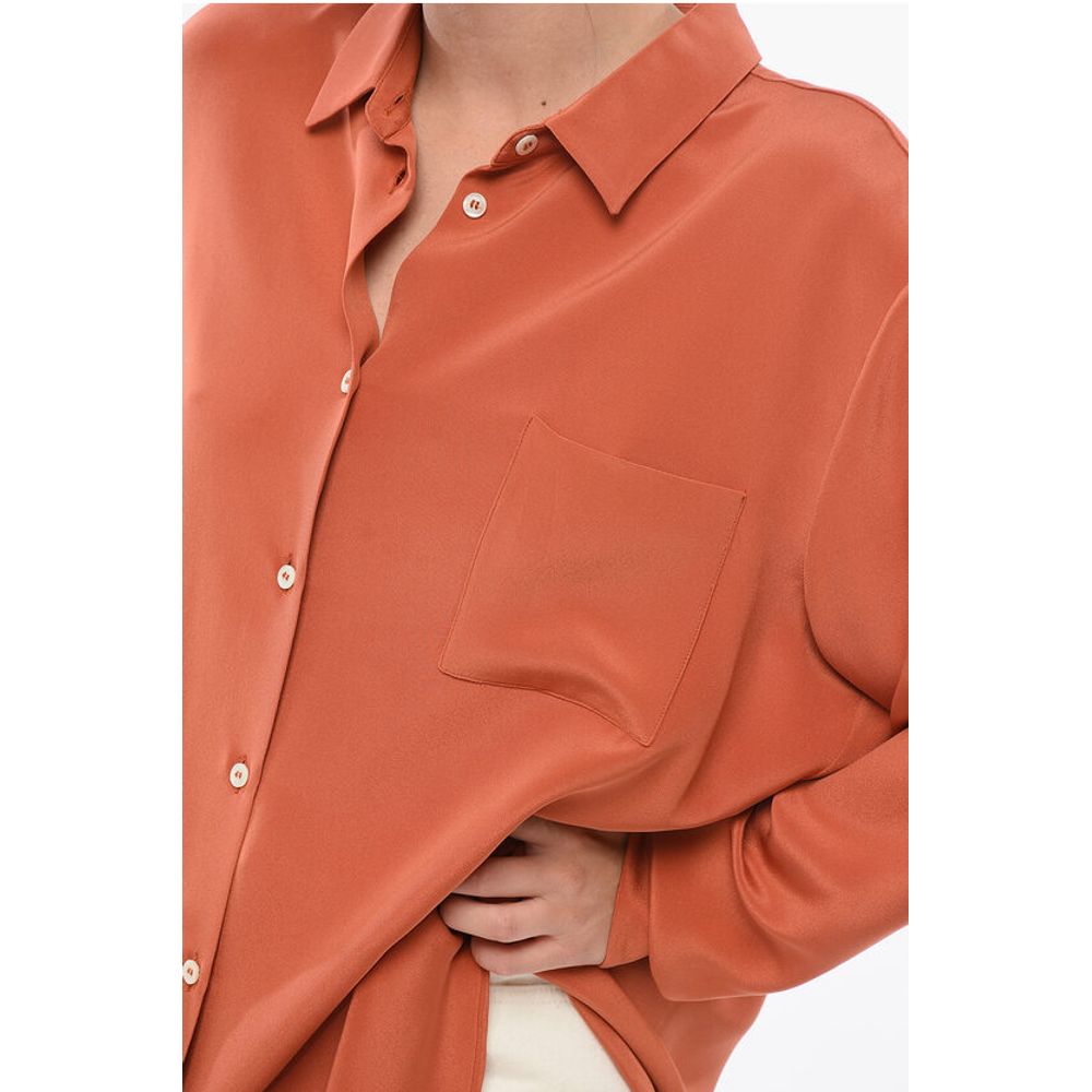 Super Blond Silk Oversized Shirt