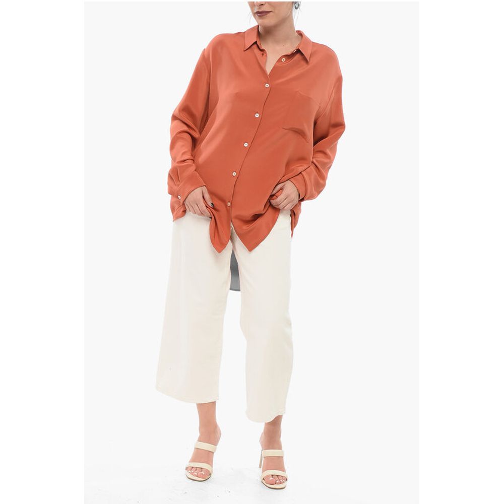 Super Blond Silk Oversized Shirt