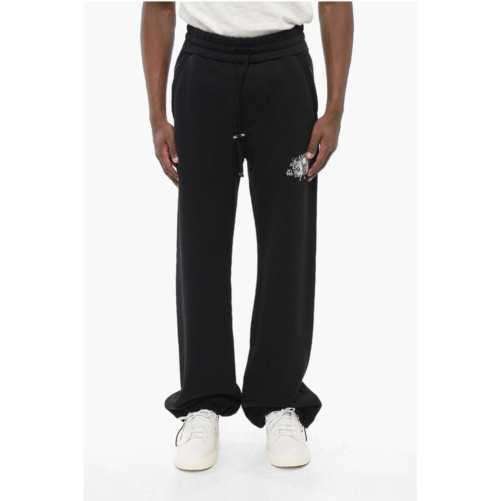 Amiri Brushed Cotton CHERUB Sweatpants with Drawstringed Ankle
