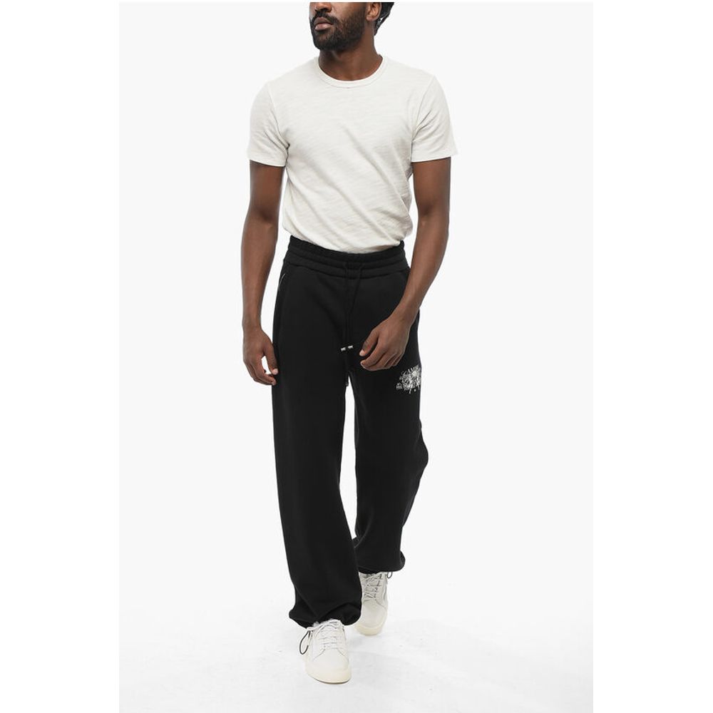 Amiri Brushed Cotton CHERUB Sweatpants with Drawstringed Ankle