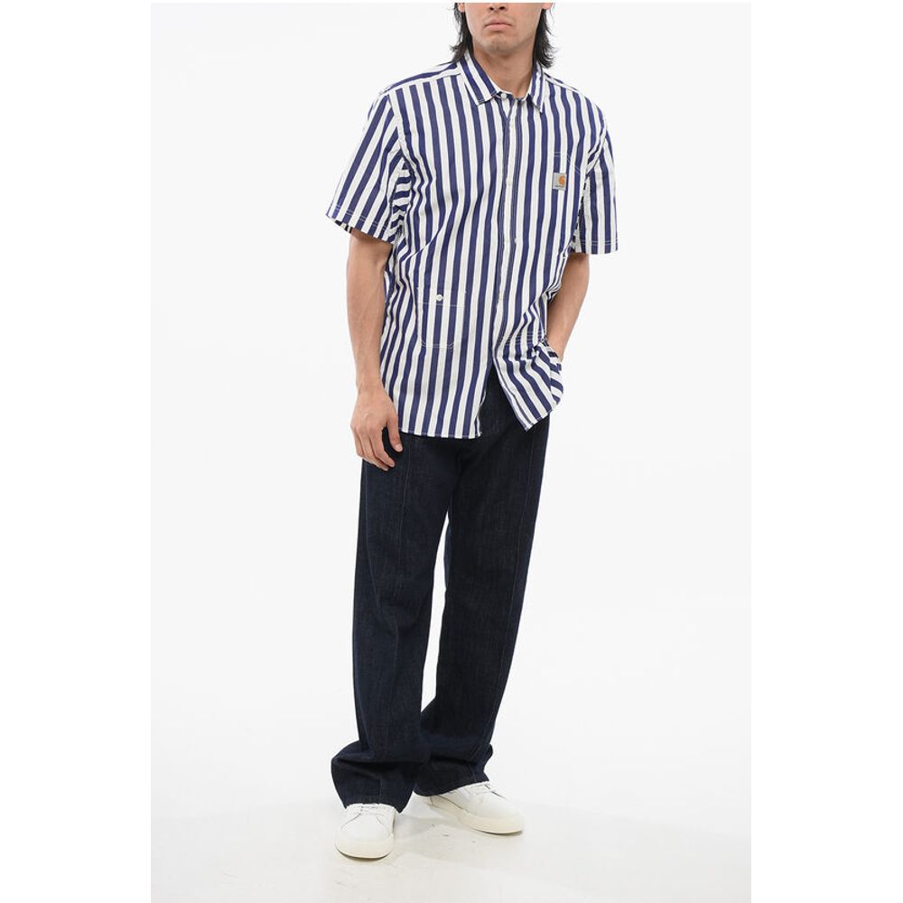 Junya Watanabe JW X CARHARTT Awning Striped Cotton Shirt