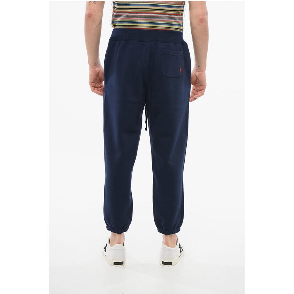 Polo Ralph Lauren Fleeced Cotton Blend Sweatpants with Embroidered Logo