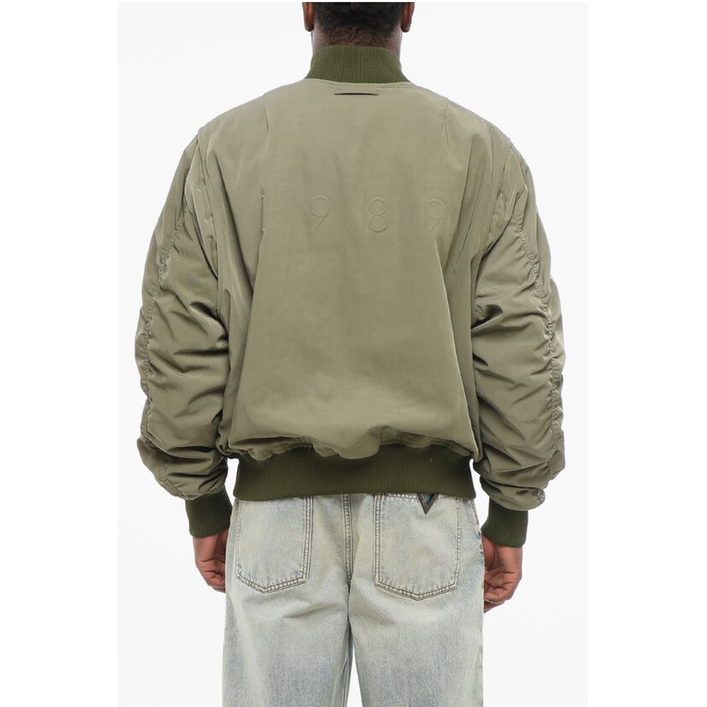 1989 Studio Nylon Bomber Jacket with Back Embossed Logo
