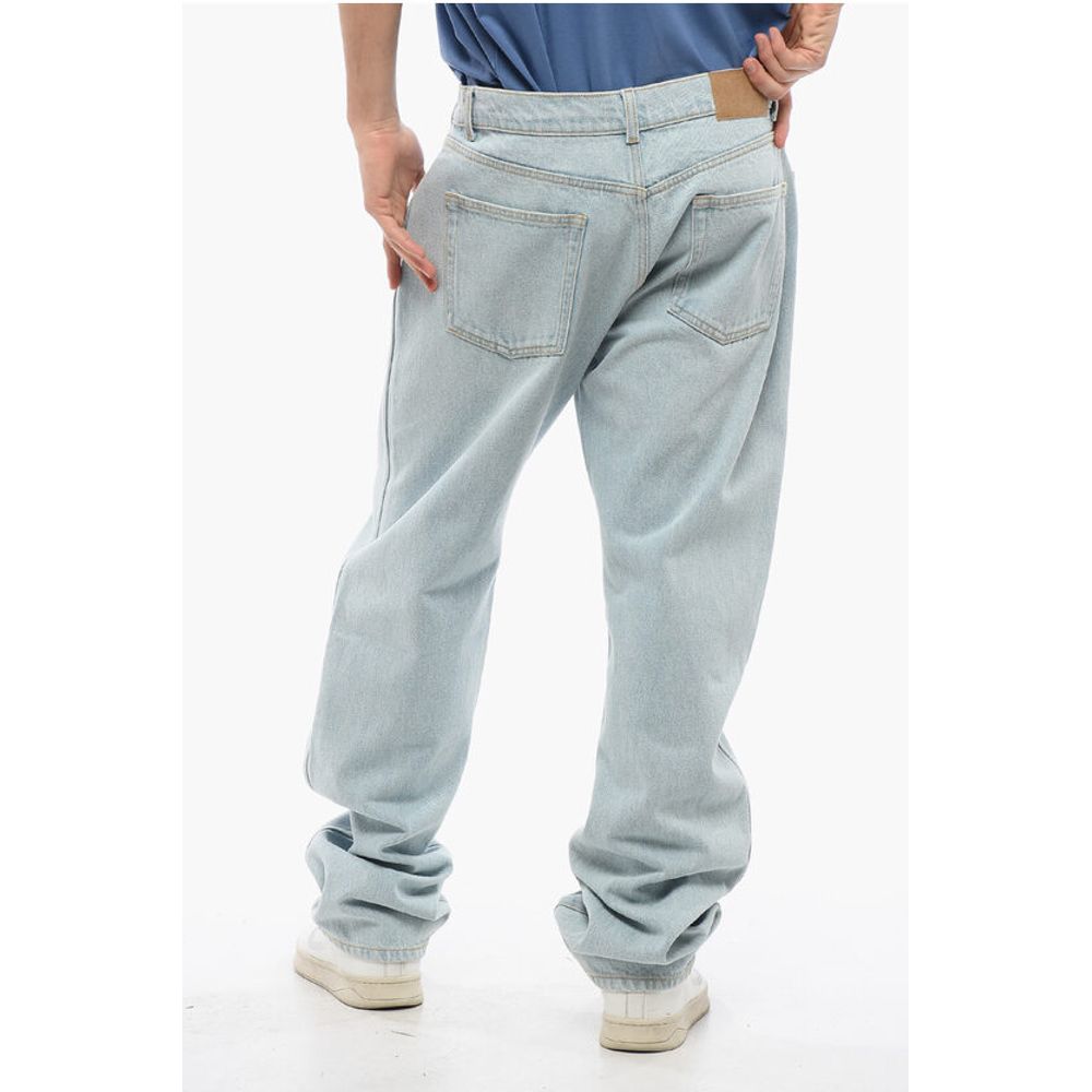 1989 Studio Straight Leg SAINT HONORE Jeans with Frontal Print 22cm