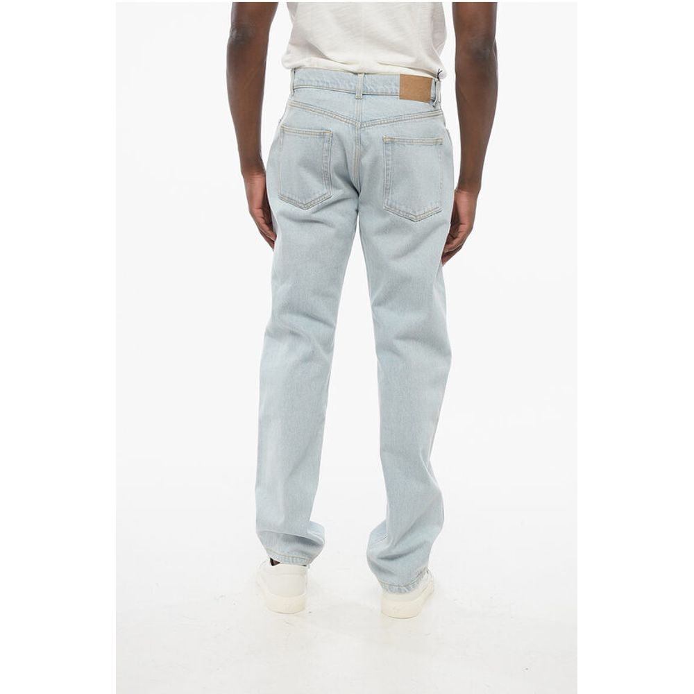 1989 Studio Straight Leg SAINT HONORE Jeans with Frontal Print 22cm