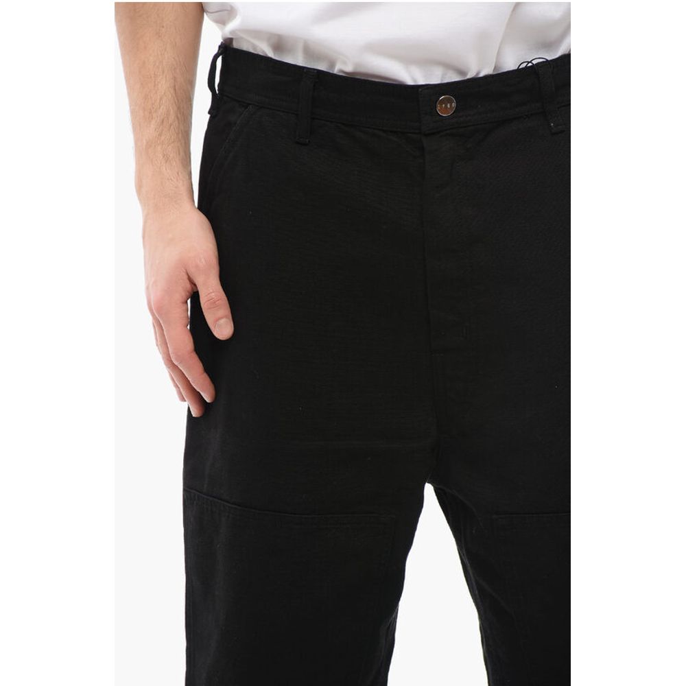 1989 Studio Baggy Fit Casual Pants with Zip And Snap Buttons Ankle