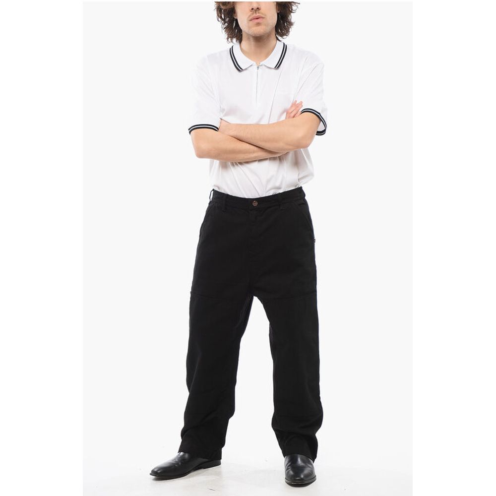 1989 Studio Baggy Fit Casual Pants with Zip And Snap Buttons Ankle
