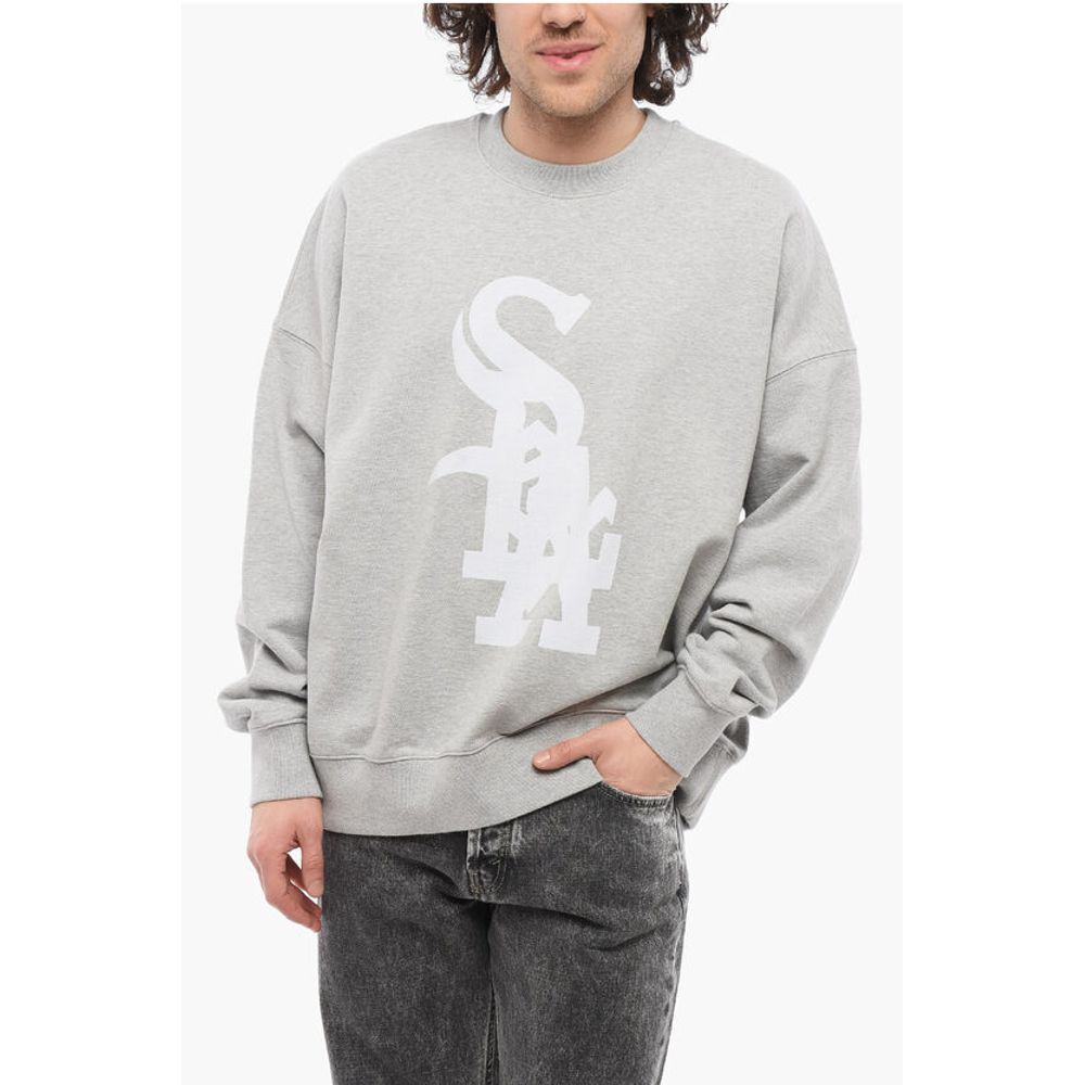 1989 Studio Brushed Cotton MIDWEST RELAXED Crew-neck Sweatshirt with Vel