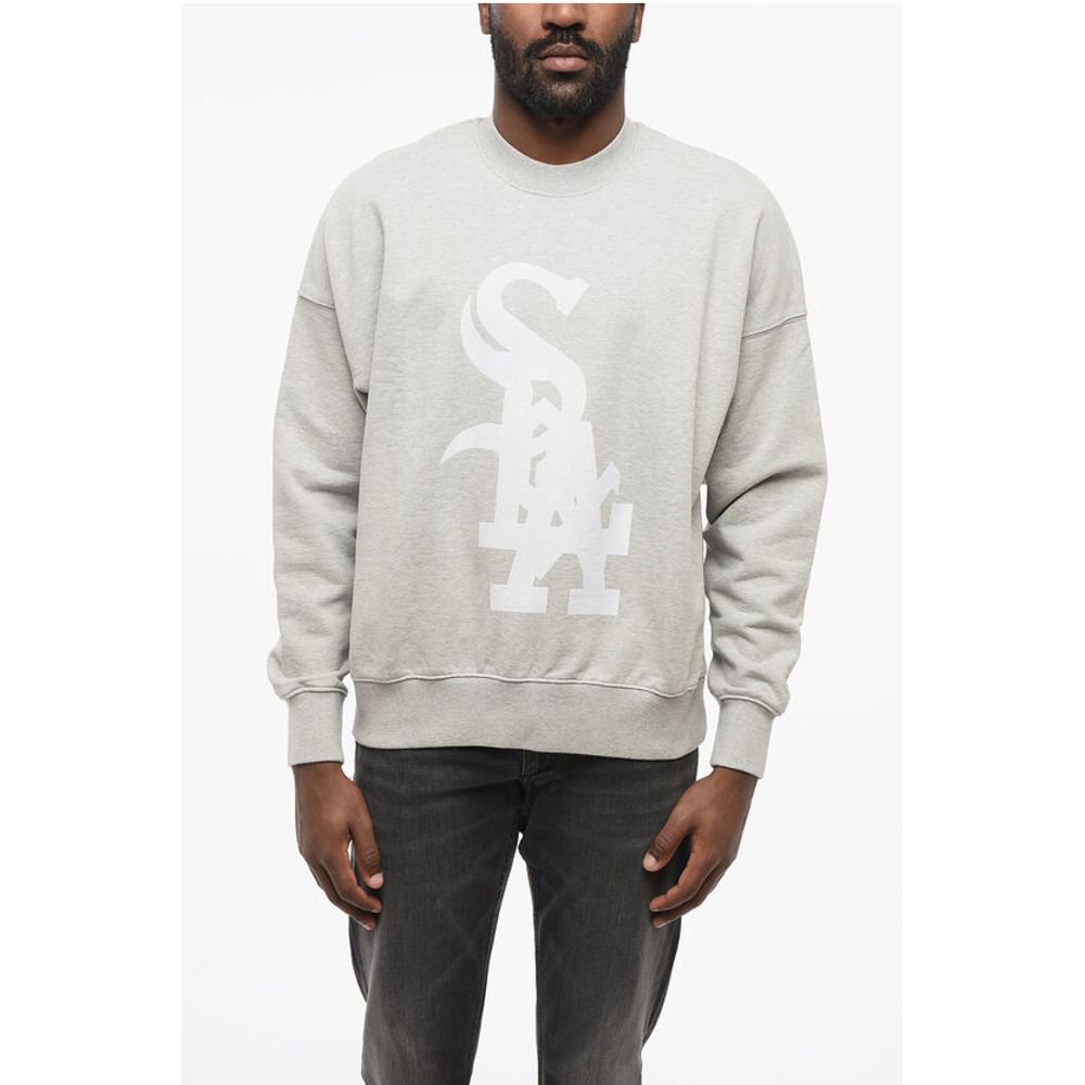 1989 Studio Brushed Cotton MIDWEST RELAXED Crew-neck Sweatshirt with Vel