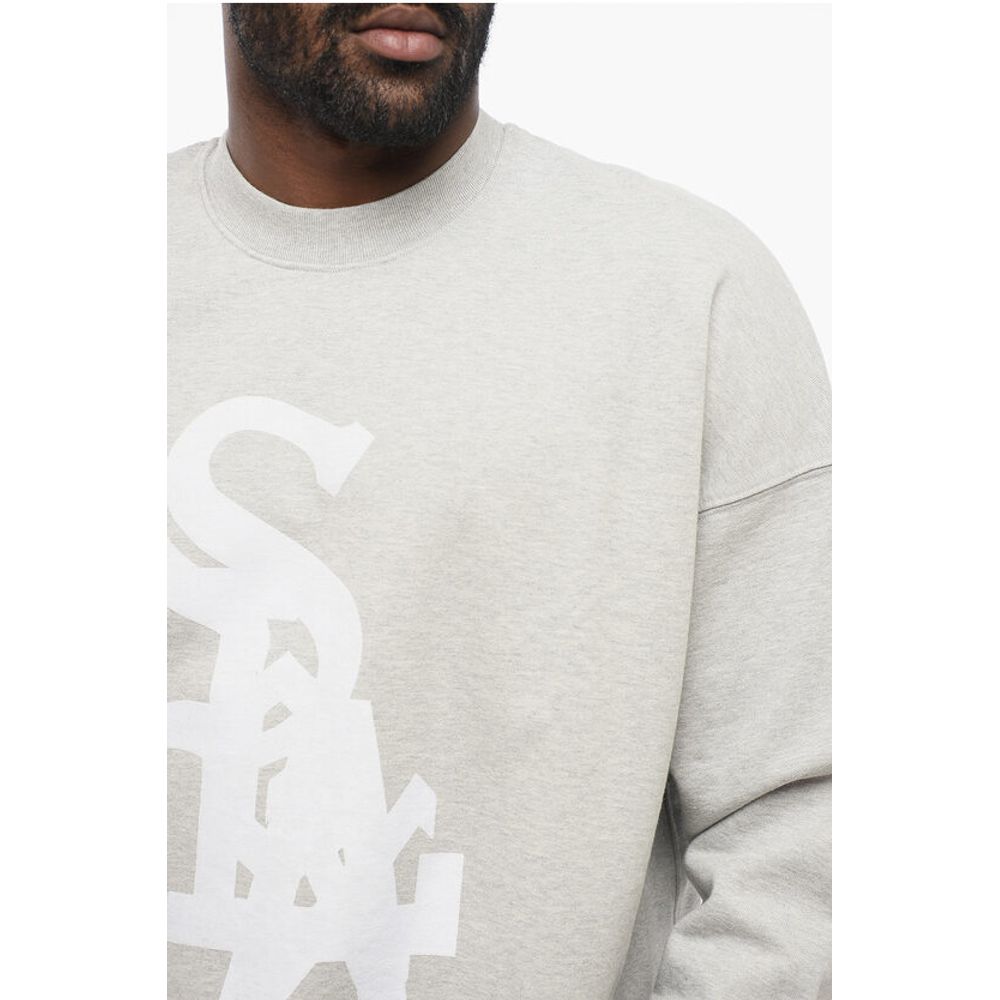 1989 Studio Brushed Cotton MIDWEST RELAXED Crew-neck Sweatshirt with Vel