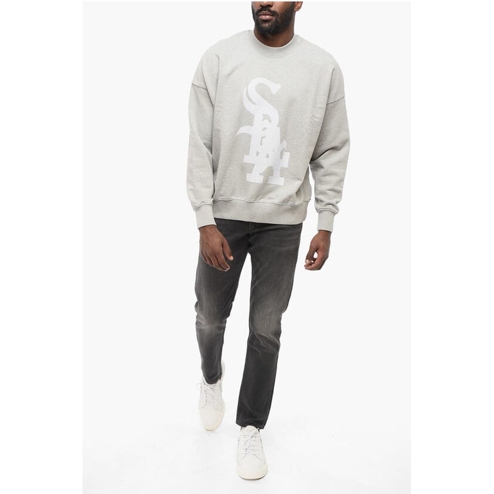 1989 Studio Brushed Cotton MIDWEST RELAXED Crew-neck Sweatshirt with Vel