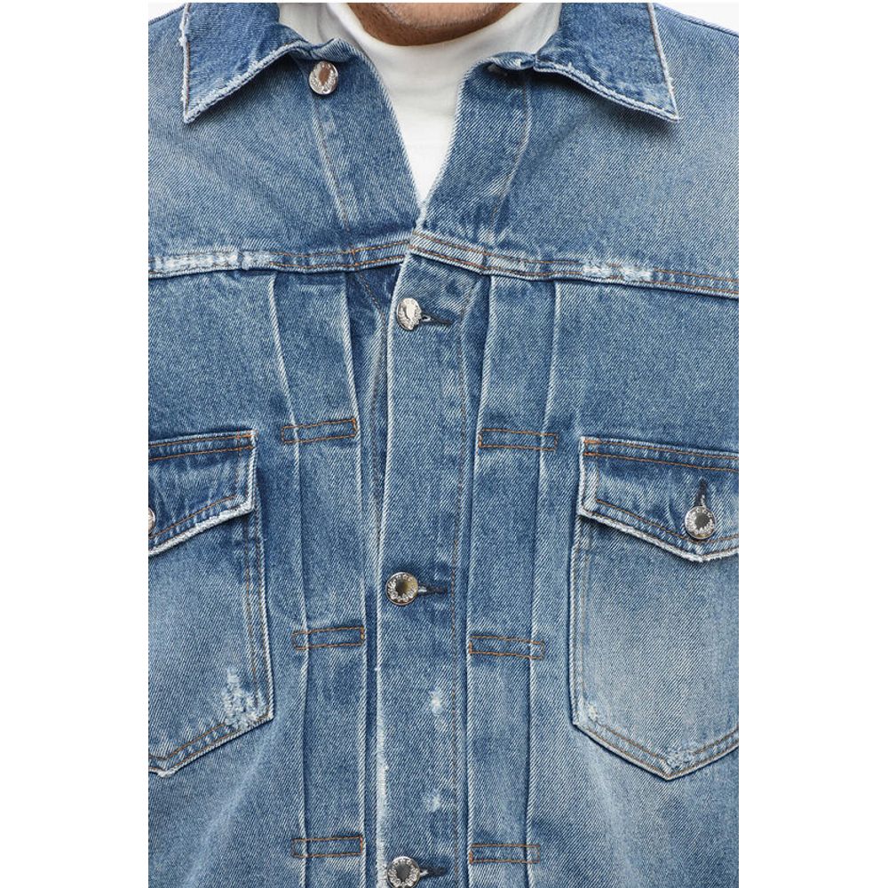 Denim ELU Jacket with Double Breast Pocket