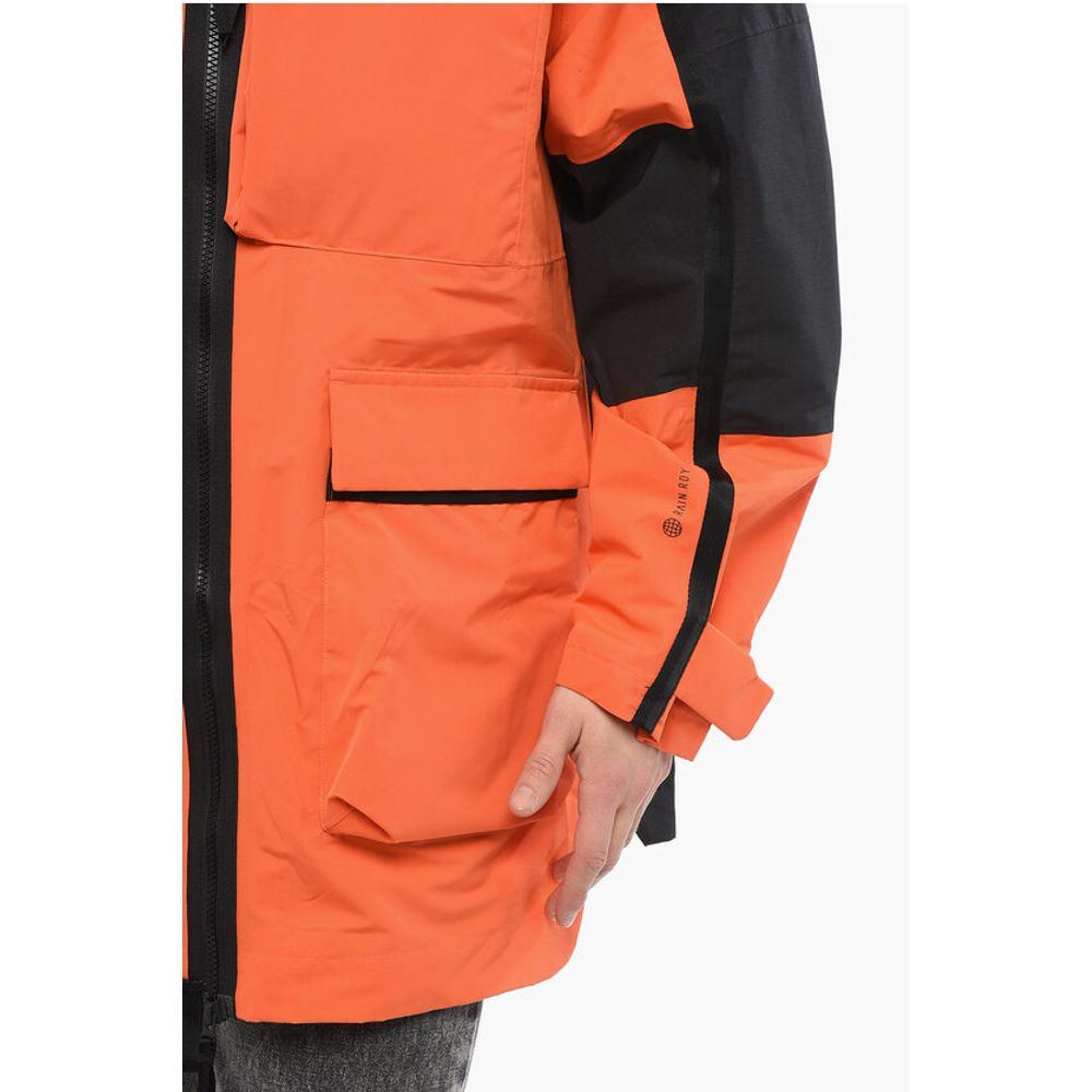 Adidas TERREX Dvobarvna uporabna jakna ZPLORIC s kapuco
