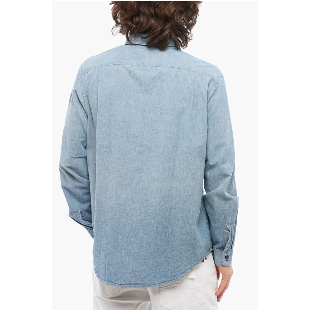 Polo Ralph Lauren Classic Fit Denim Shirt with Double Breast Pocket