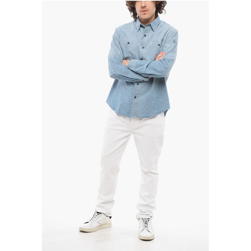 Polo Ralph Lauren Classic Fit Denim Shirt with Double Breast Pocket