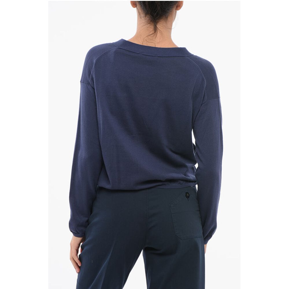 Oliver Lattughi V-neck Cotton OVER Cardigan with Breast Pocket