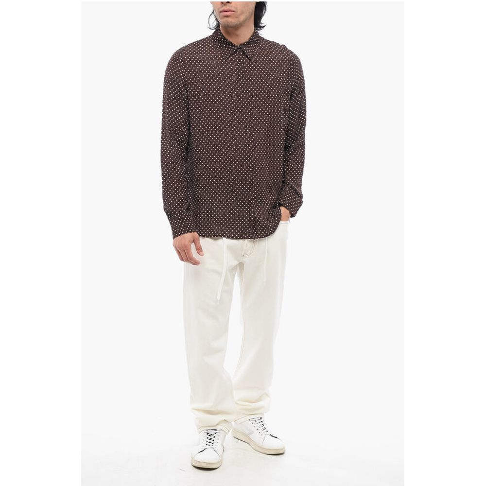 Department 5 Polka Dots RAPPO Shirt with Hidden Buttoning