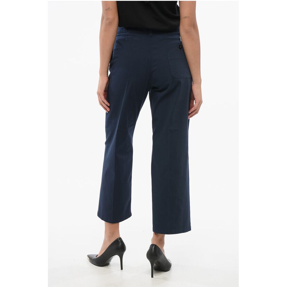 Department 5 Solid Color Stretch Cotton Pants with Belt Loops
