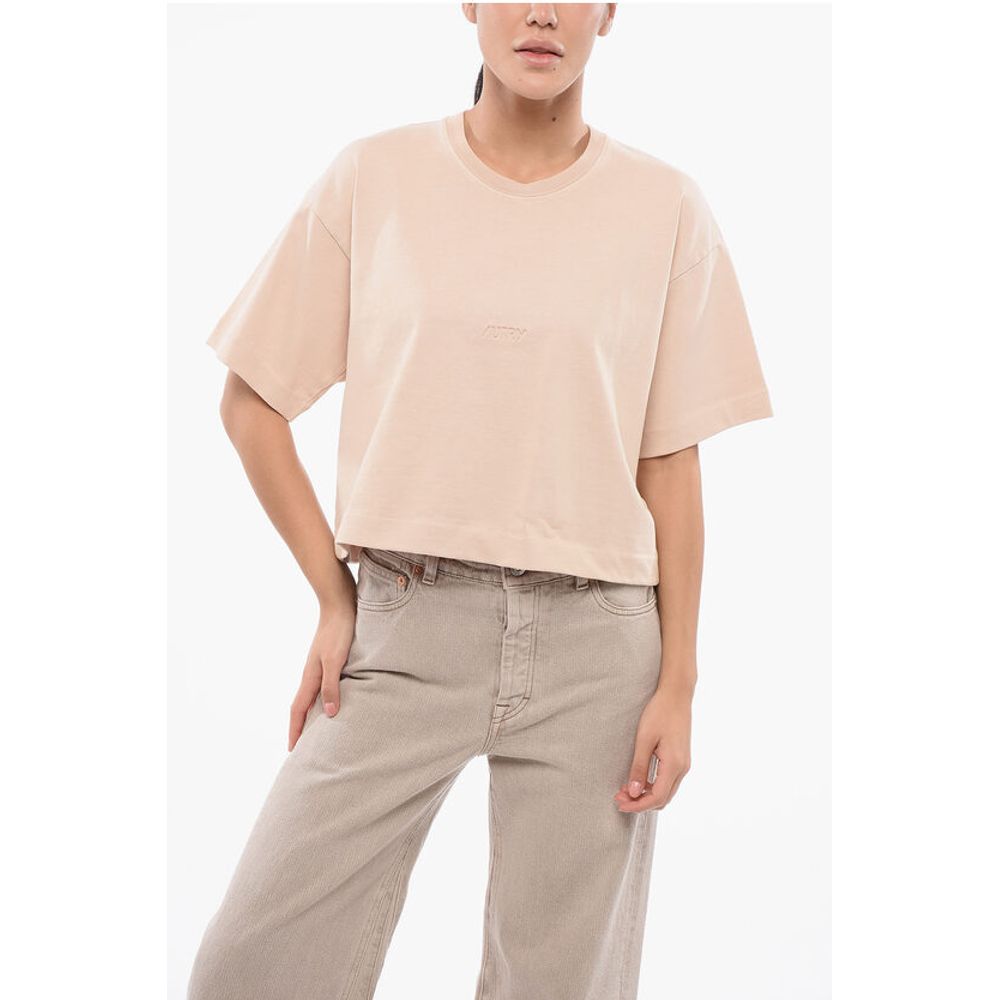 Loulou Studio Solid Color TELANTO Crewneck T-Shirt