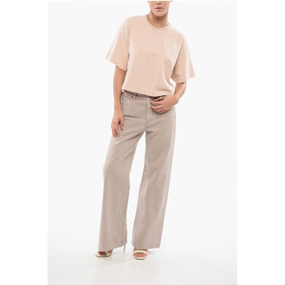 Loulou Studio Solid Color TELANTO Crewneck T-Shirt