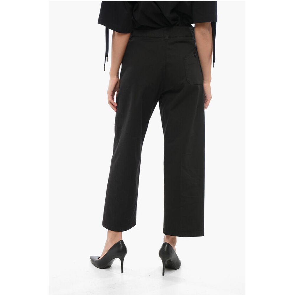 Department 5 Cotton Palazzo Pants with Hidden Closure