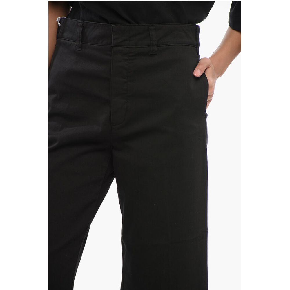 Department 5 Cotton Palazzo Pants with Hidden Closure